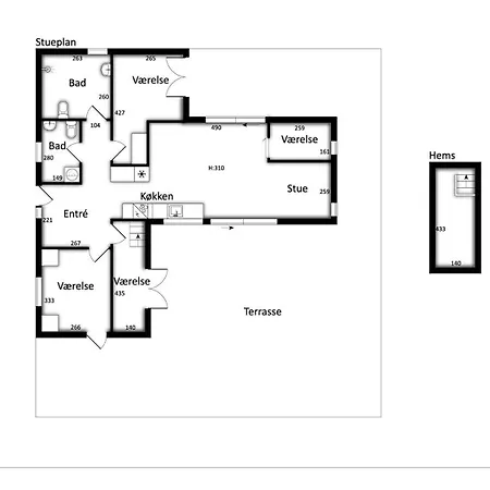 Сasa de vacaciones Scenic Summer House With Space For The Family Odder